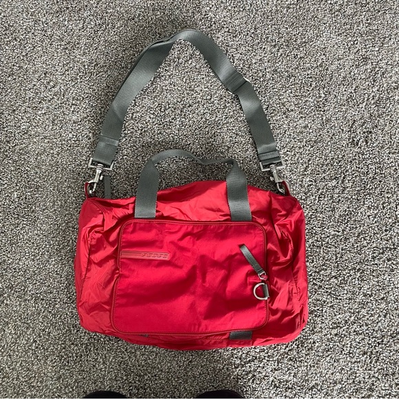 PRADA Red Nylon Shoulder Bag - Picture 1 of 5